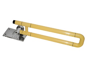 Поручень откидной с антибактериальным покрытием (желтый) - fgospostavki.ru - Королёв