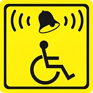 Тактильный знак (кнопка вызова) 150х150 - fgospostavki.ru - Королёв