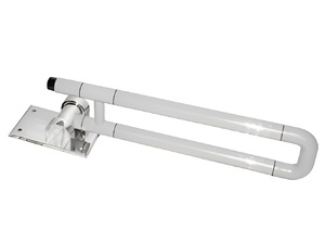 Поручень откидной с антибактериальным покрытием (белый) - fgospostavki.ru - Королёв