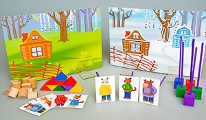 Игровой набор Фребеля "Заюшкина избушка" (серия "Сказочный мир". Выпуск 1) - fgospostavki.ru - Королёв