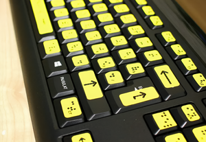 Комплект для маркировки клавиатуры азбукой Брайля - fgospostavki.ru - Королёв