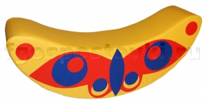 Мягкий модуль "Качалка-бабочка" (120х30х50 сантиметров) - fgospostavki.ru - Королёв