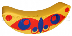 Мягкий модуль "Качалка-бабочка" (100х25х40 сантиметров) - fgospostavki.ru - Королёв