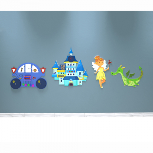 Комплект бизибордов «В сказочном королевстве» 4 в 1 - fgospostavki.ru - Королёв