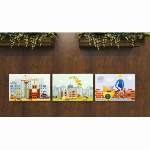 Комплект настенных панелей «Стройка» - fgospostavki.ru - Королёв