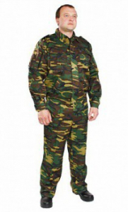 Костюм взрослый зеленый КМФ - fgospostavki.ru - Королёв