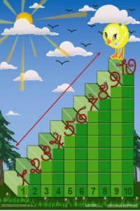 Интерактивная таблица на магнитах "Лесенка для счета" - fgospostavki.ru - Королёв