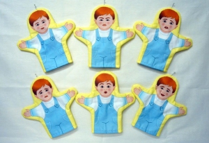 Набор рукавичек "Эмоции (мальчики)" 6 штук - fgospostavki.ru - Королёв