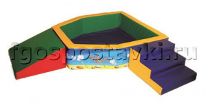 Сухой бассейн "Морская крепость" 1,5х1,2м - fgospostavki.ru - Королёв