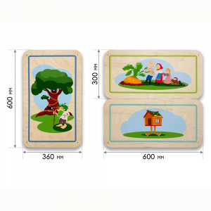 Набор стеновых панелей «Мир сказки - У Лукоморья» - fgospostavki.ru - Королёв