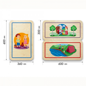 Набор стеновых панелей «Мои увлечения - Любимые занятия» - fgospostavki.ru - Королёв