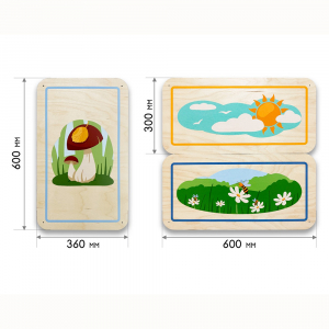 Набор стеновых панелей «Природа нашего края - Прогулка» - fgospostavki.ru - Королёв