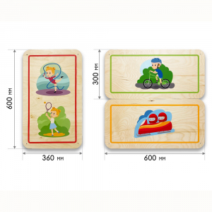 Набор стеновых панелей «Спорт - Движение-жизнь» - fgospostavki.ru - Королёв