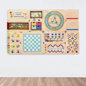 «Наши чемпионы» - Дидактическая настенная панель - fgospostavki.ru - Королёв