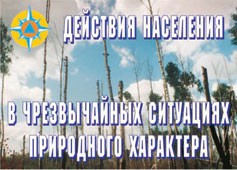 Комплект плакатов "Действия населения в ЧС природного характера" - fgospostavki.ru - Королёв