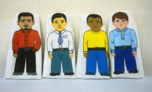 Набор пальчиковых кукол "Расы", 4 штуки - fgospostavki.ru - Королёв