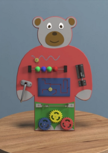 Бизиборд «Папа-медведь» - fgospostavki.ru - Королёв