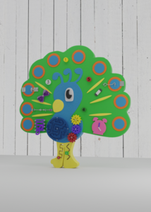 Бизиборд «Радостный павлин» - fgospostavki.ru - Королёв