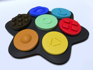 Полностью тактильный коммуникатор 7-кнопочный многоуровневый - fgospostavki.ru - Королёв