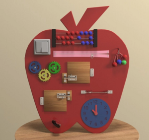 Бизиборд «Яблоко знаний» - fgospostavki.ru - Королёв