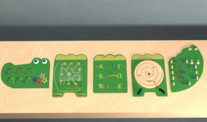 Бизиборд «Крокодил Гена» - fgospostavki.ru - Королёв