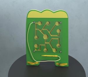 Бизиборд «Зеленый лабиринт» - fgospostavki.ru - Королёв