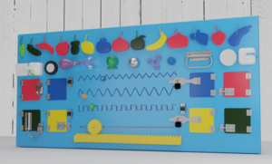 Бизиборд «Фрукты и овощи» - fgospostavki.ru - Королёв