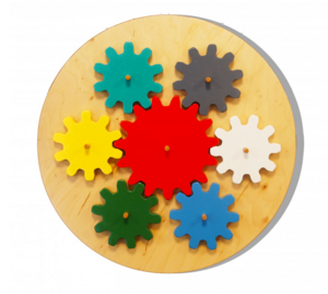 Бизиборд «Цветные шестеренки» - fgospostavki.ru - Королёв
