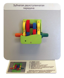 Демонстрационная модель "Зубчатая двухступенчатая передача"  - fgospostavki.ru - Королёв