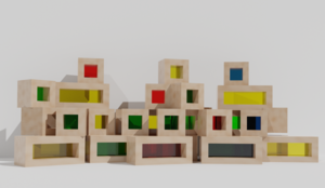 Детский развивающий набор из разноцветных элементов - fgospostavki.ru - Королёв