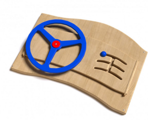 Дидактическая панель с автомобильным рулем - fgospostavki.ru - Королёв