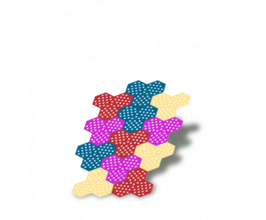 Настенная панель сборная (12 шт) - fgospostavki.ru - Королёв