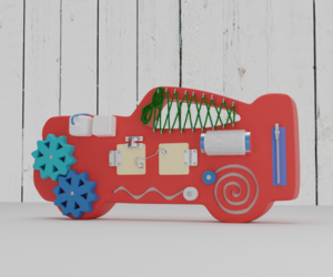 Бизиборд «Машинка» - fgospostavki.ru - Королёв