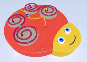 Настенный игровой элемент в виде головы гусеницы - fgospostavki.ru - Королёв