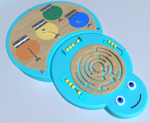 Настенный игровой элемент «Гусеница» - fgospostavki.ru - Королёв