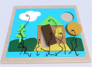 Настенная панель «Домик» - fgospostavki.ru - Королёв