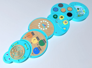 Развивающая панель «Гусеница» - fgospostavki.ru - Королёв