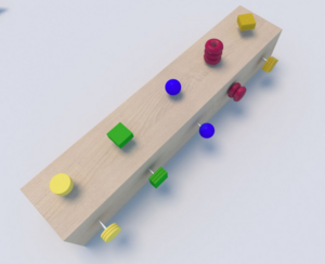 Развивающая панель «Винтовые цветочки » - fgospostavki.ru - Королёв