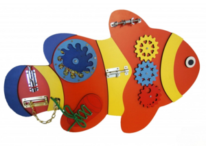 Бизиборд «Оранжевая рыбка» - fgospostavki.ru - Королёв