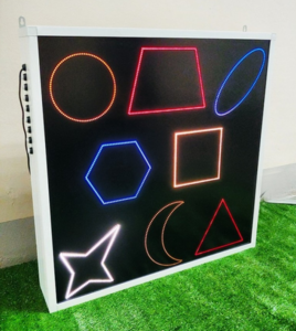 Панель интерактивная со светящимися цветными фигурами - fgospostavki.ru - Королёв