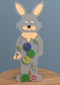 Бизиборд «Пасхальный кролик» - fgospostavki.ru - Королёв