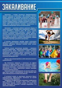 Стенд "Закаливание" - fgospostavki.ru - Королёв