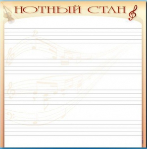 Доска магнитно-маркерная "Нотный стан" - fgospostavki.ru - Королёв