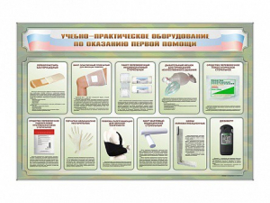 Стенды "Учебно-практическое оборудование по оказанию первой помощи" - fgospostavki.ru - Королёв