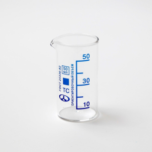 Стакан лабораторный высокий 50 мл. - fgospostavki.ru - Королёв