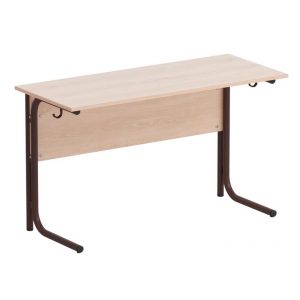 Стол ученический двухместный на круглой трубе - fgospostavki.ru - Королёв