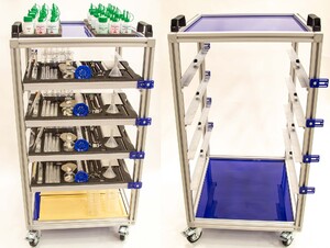 Мобильная стойка для хранения наборов ГИА по химии - fgospostavki.ru - Королёв