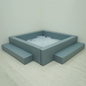 Сухой бассейн с шариками и RGB-подсветкой 190х190 см - fgospostavki.ru - Королёв