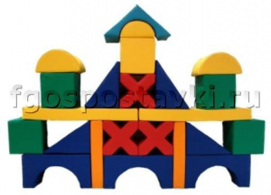 Мягкий модуль-конструктор "Терем" (23 элемента) - fgospostavki.ru - Королёв