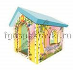 Домик игровой "Теремок" с рисунком (трансформируется в маты) - fgospostavki.ru - Королёв